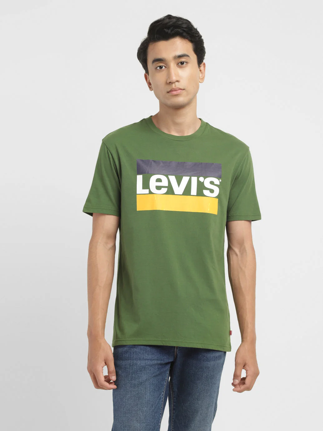 Men's Brand Logo Slim Fit T-shirt - Image 2