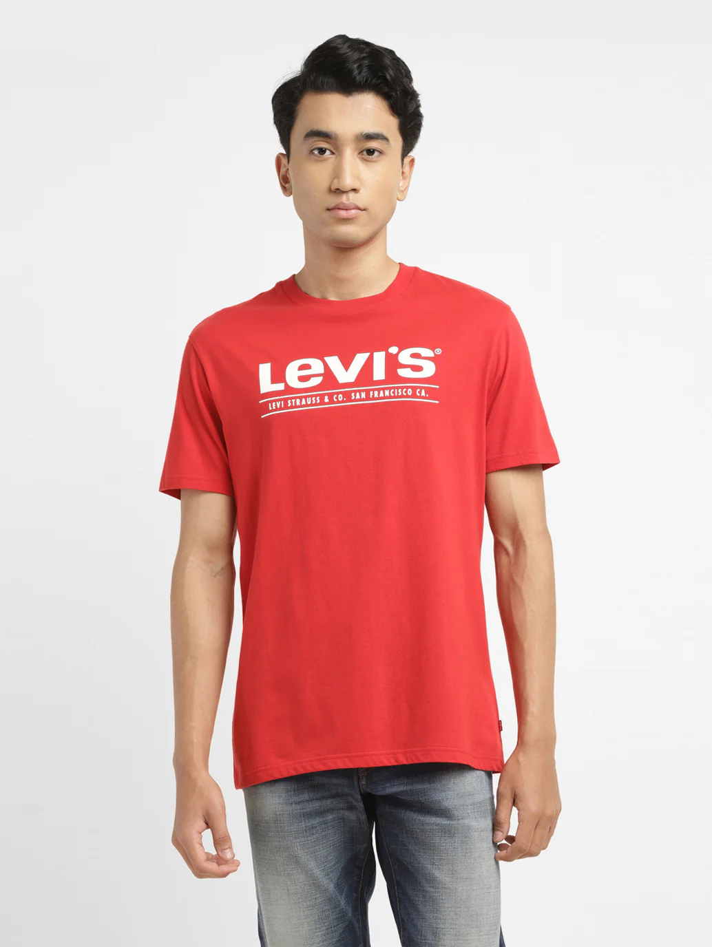Men's Brand Logo Slim Fit T-shirt - Image 2