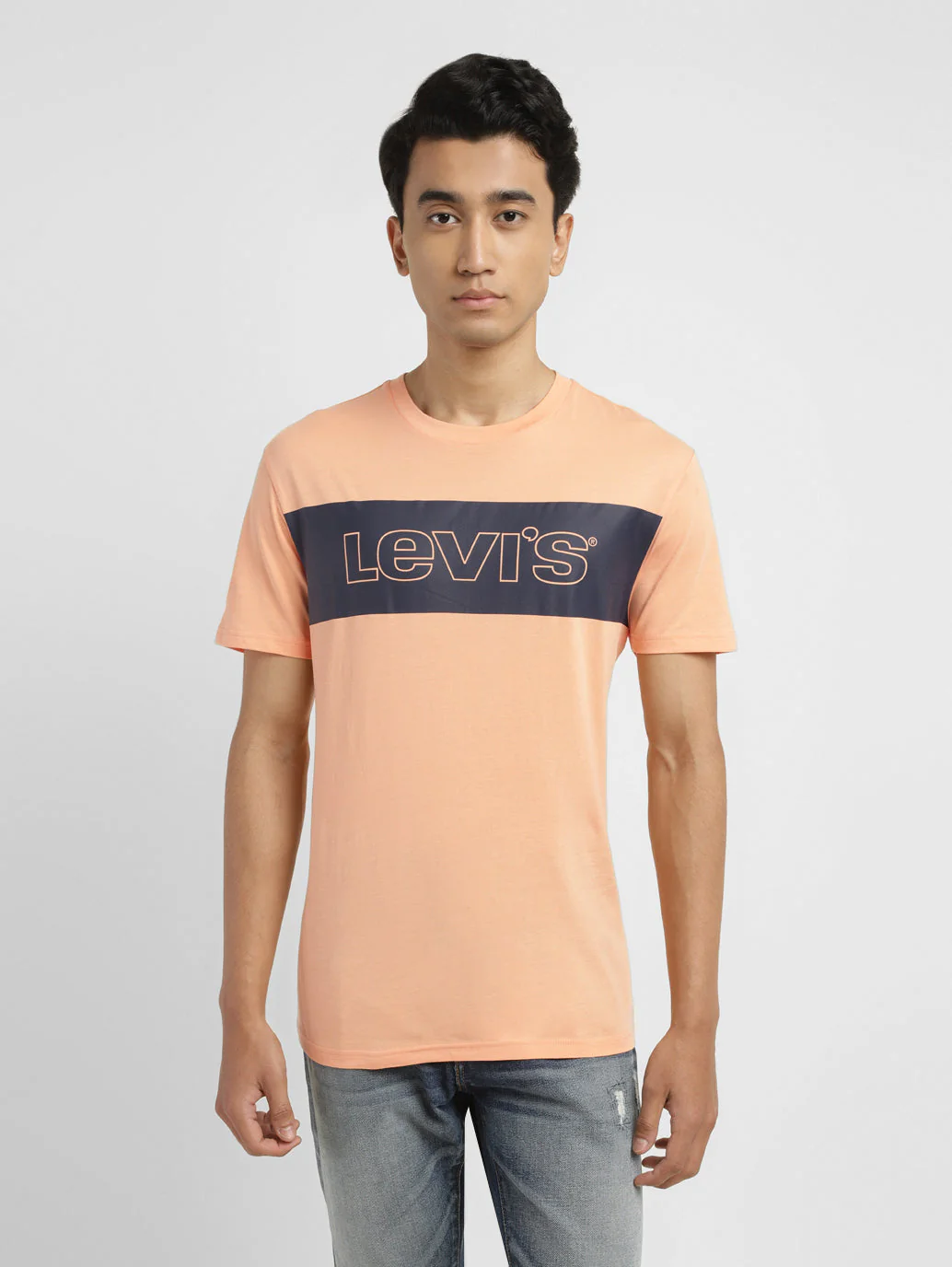 Men's Brand Logo Slim Fit T-shirt - Image 2