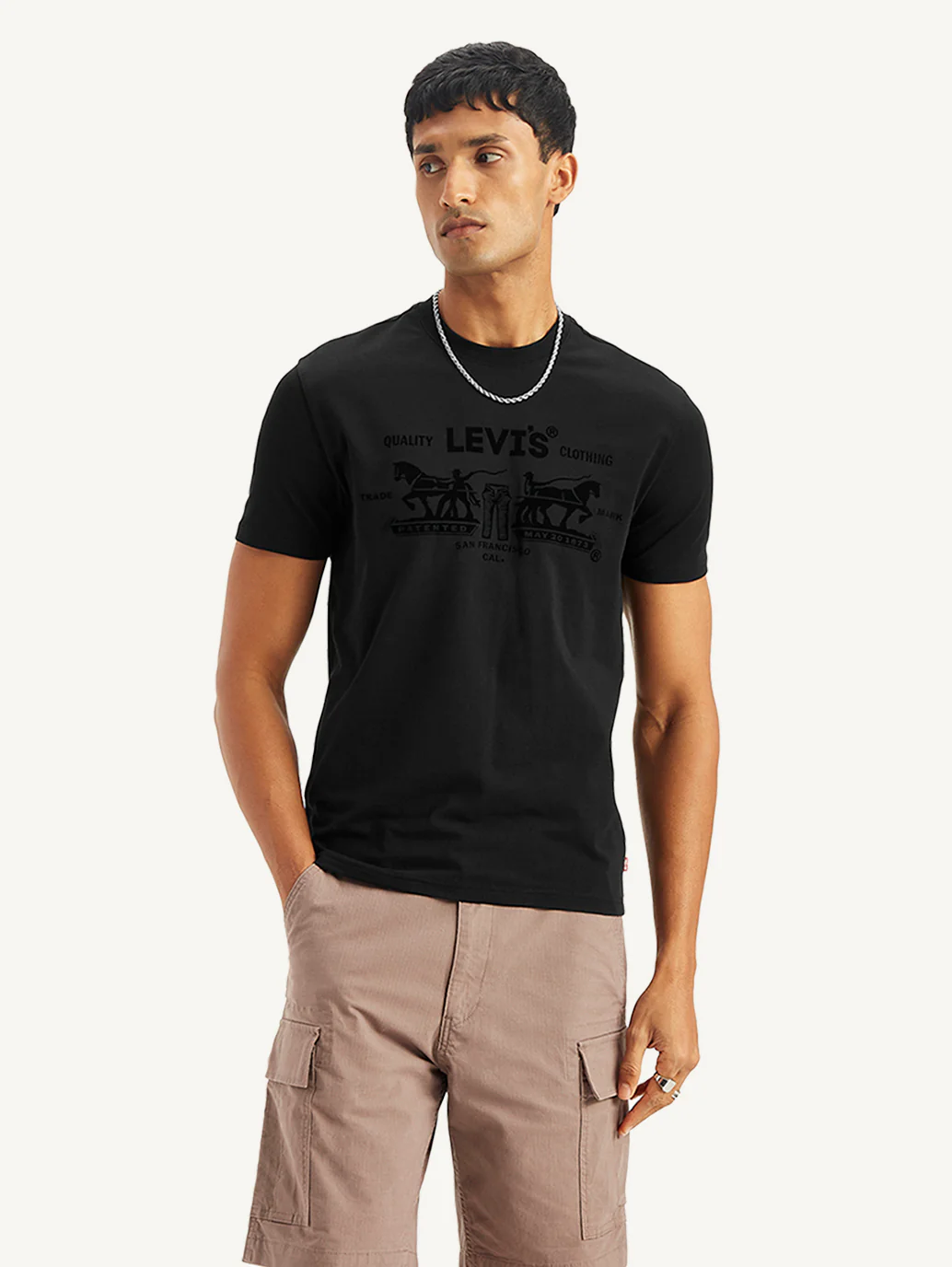 Men's Brand Logo Slim Fit T-Shirt - Image 2