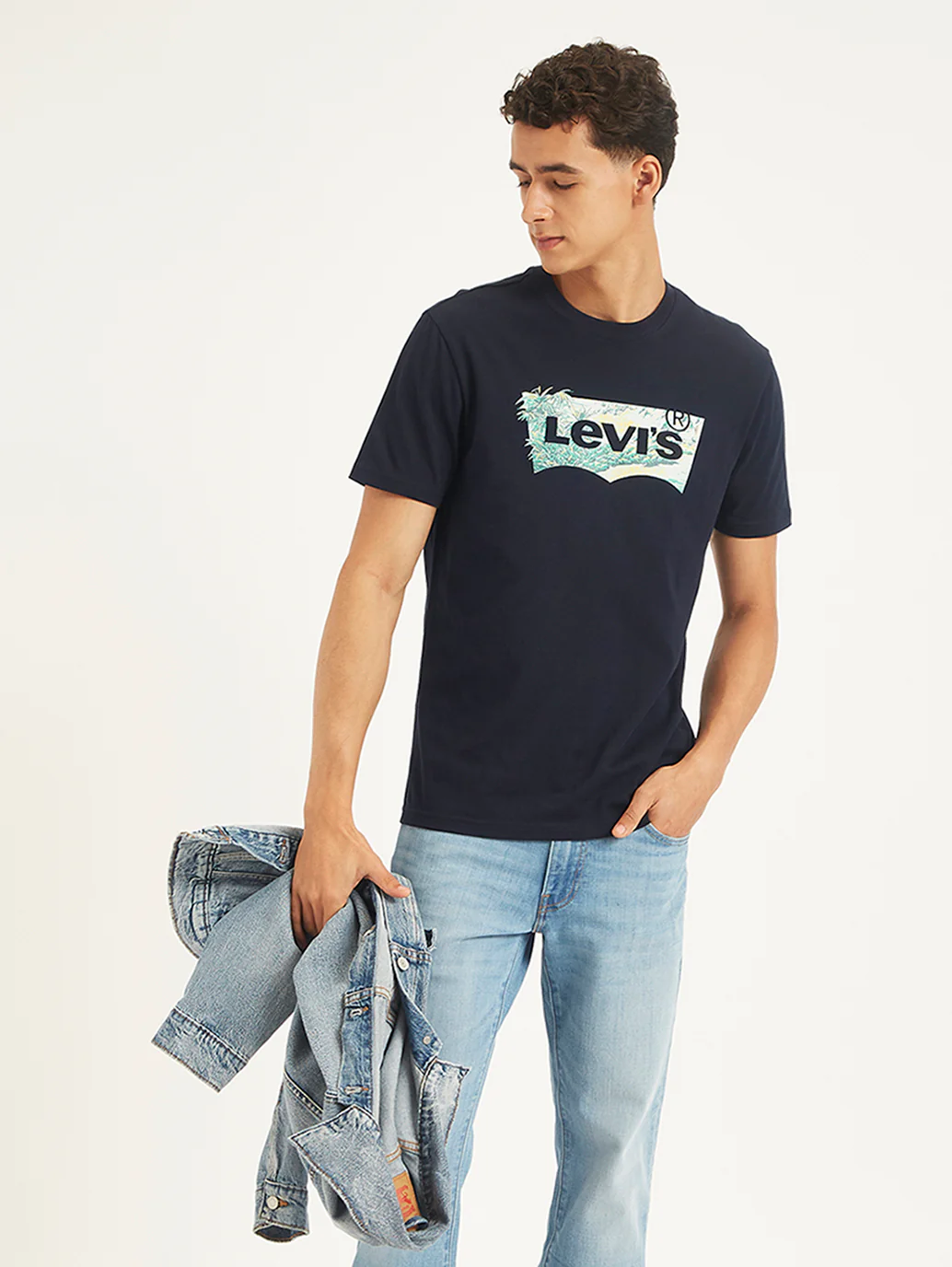 Men's Brand Logo Slim Fit T-Shirt - Image 2