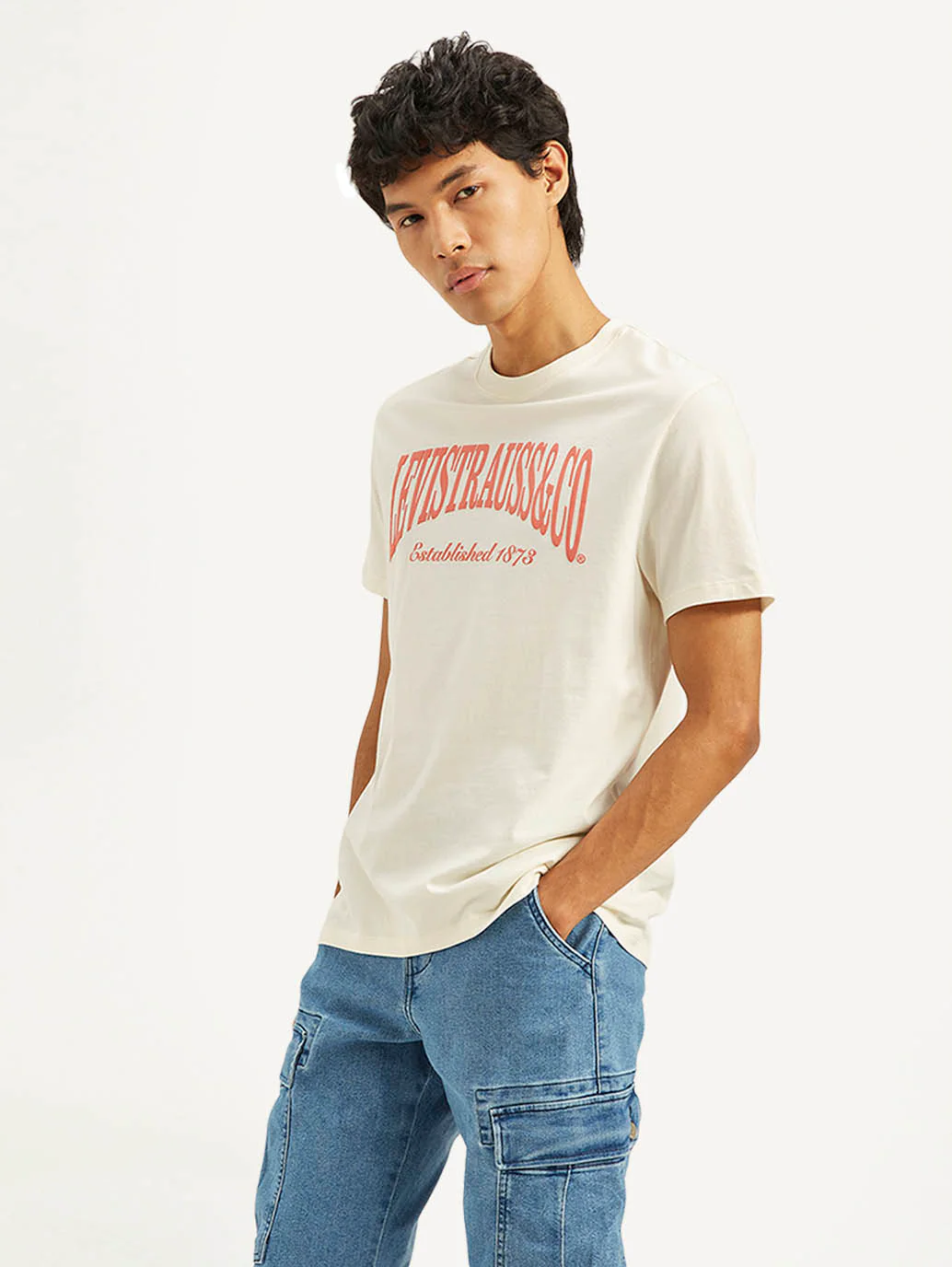 Men's Brand Logo Slim Fit T-Shirt - Image 5