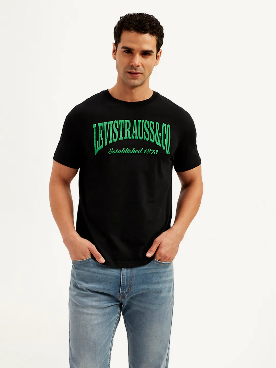 Men's Brand Logo Slim Fit T-Shirt - Image 2