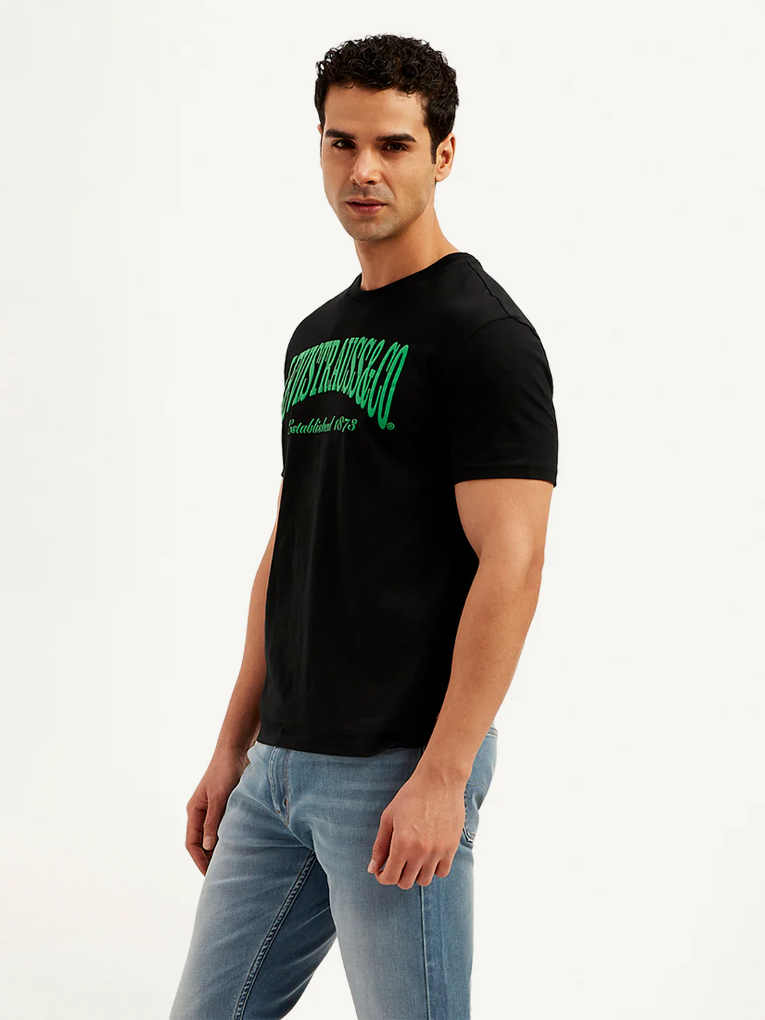 Men's Brand Logo Slim Fit T-Shirt - Image 4