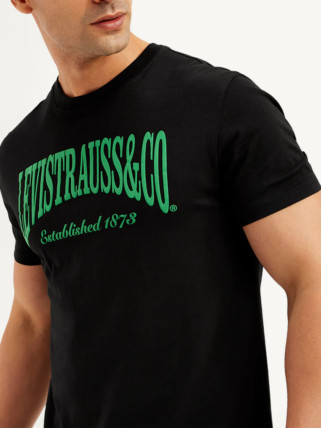 Men's Brand Logo Slim Fit T-Shirt - Image 5