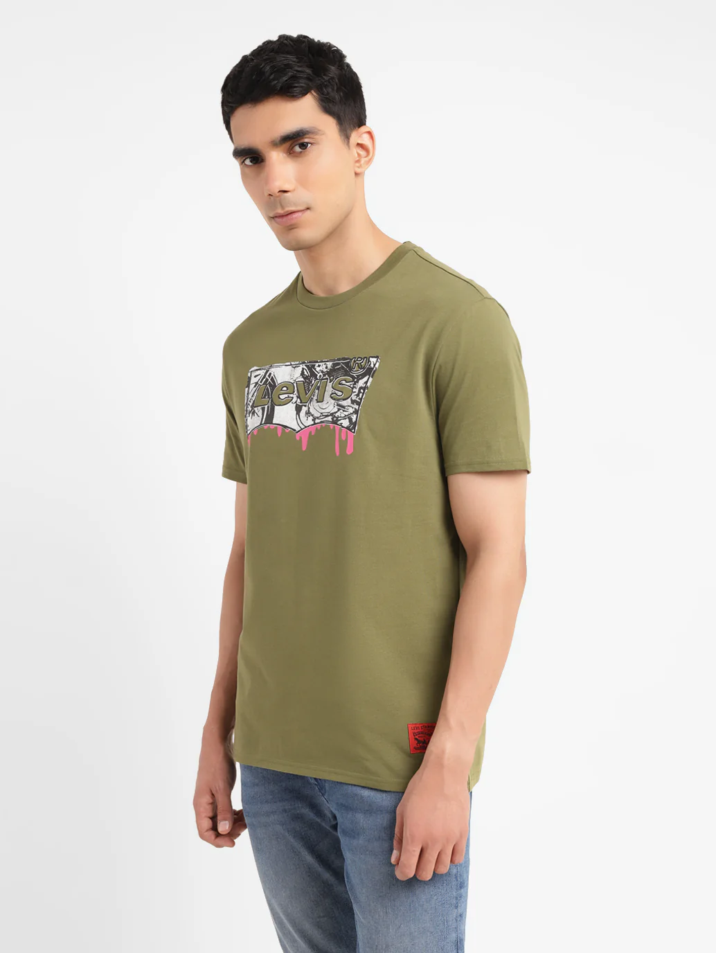 Men's Brand Logo Slim Fit T-shirt - Image 4