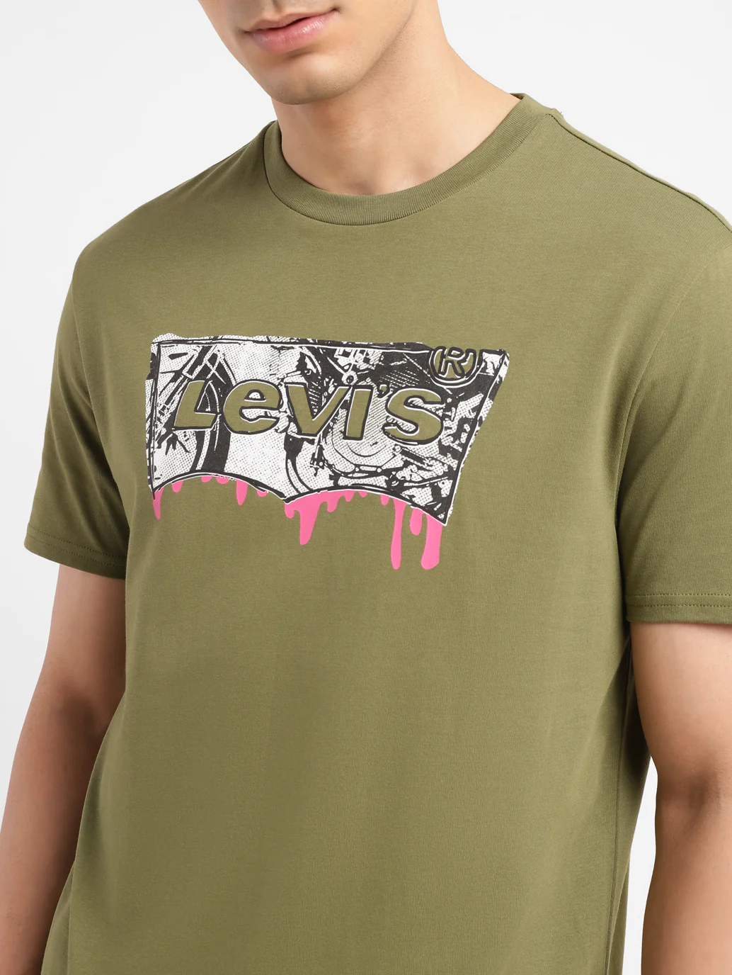 Men's Brand Logo Slim Fit T-shirt - Image 5