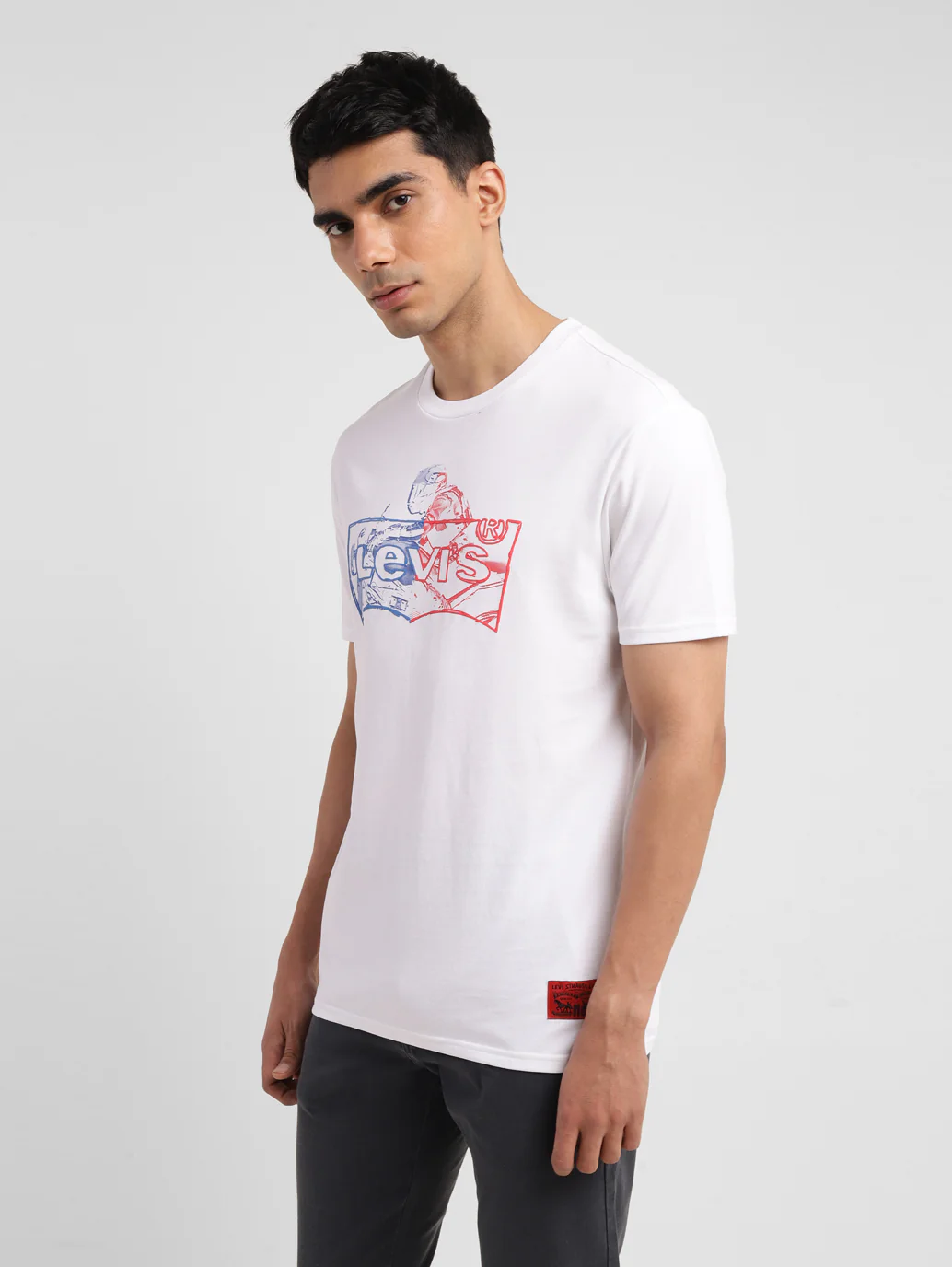 Men's Brand Logo Slim Fit T-shirt - Image 4