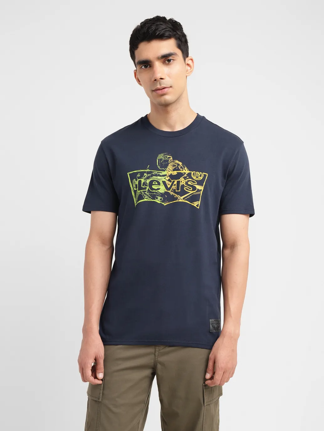 Men's Brand Logo Slim Fit T-shirt - Image 2
