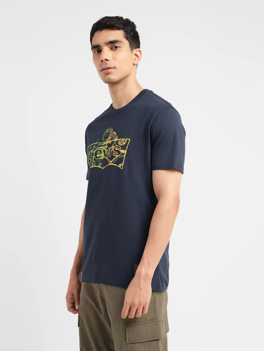 Men's Brand Logo Slim Fit T-shirt - Image 4