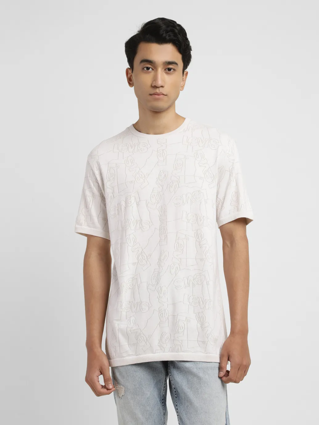 Men's Brand Logo Slim Fit T-shirt - Image 2