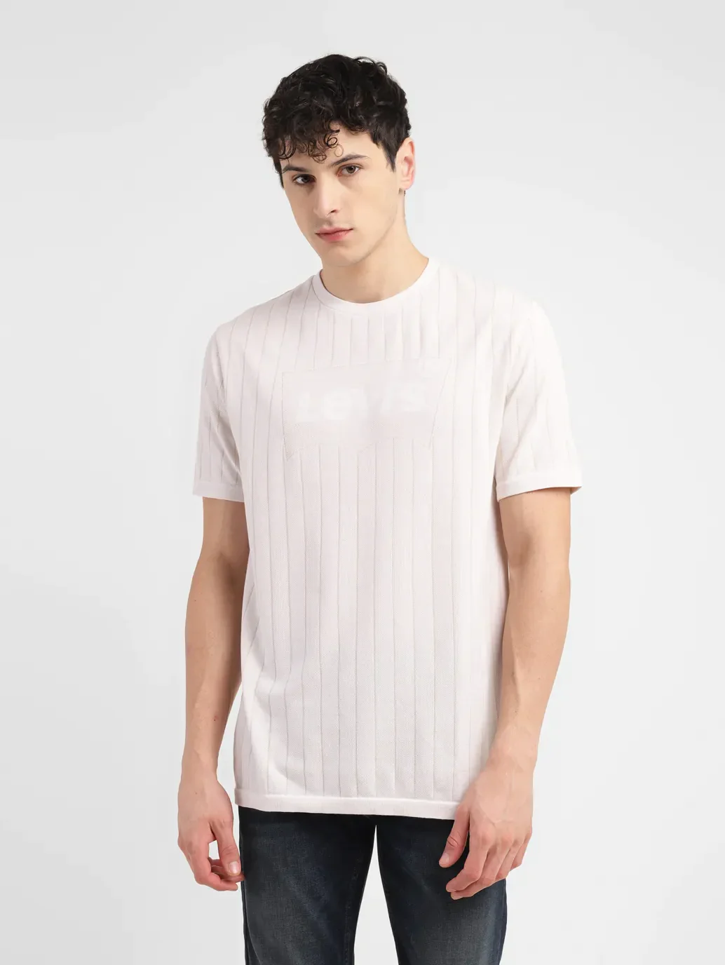 Men's Brand Logo Slim Fit T-shirt - Image 2