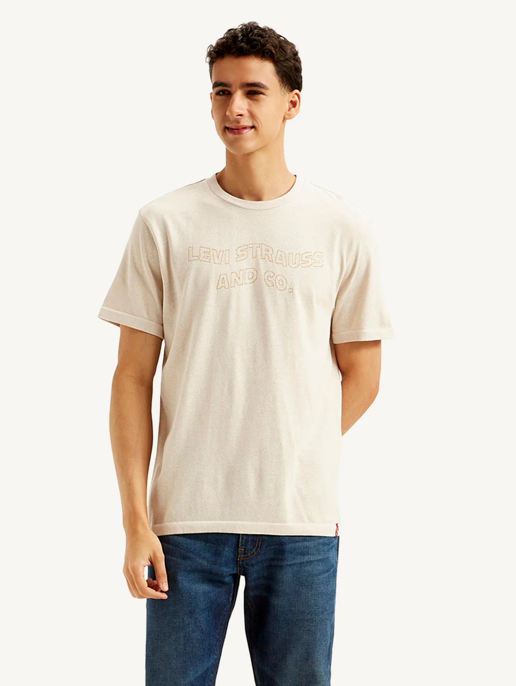 Men's Brand Logo Slim Fit T-shirt - Image 2