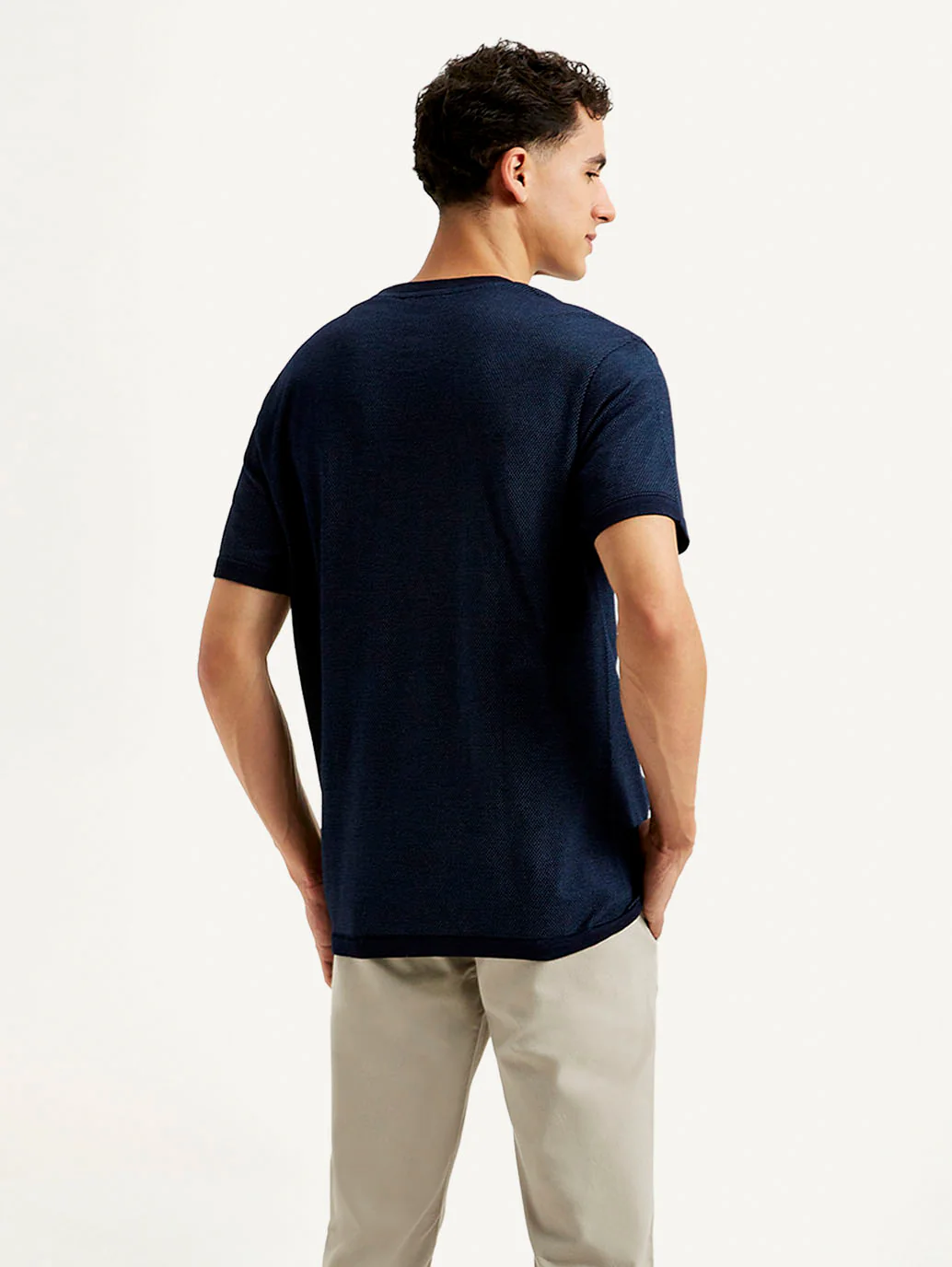 Men's Brand Logo Slim Fit T-shirt - Image 2