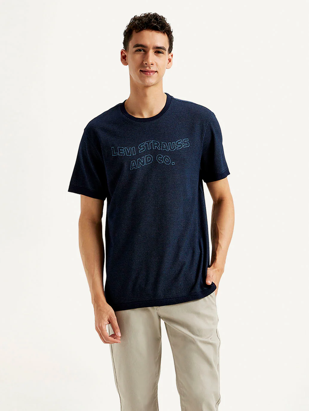 Men's Brand Logo Slim Fit T-shirt - Image 4