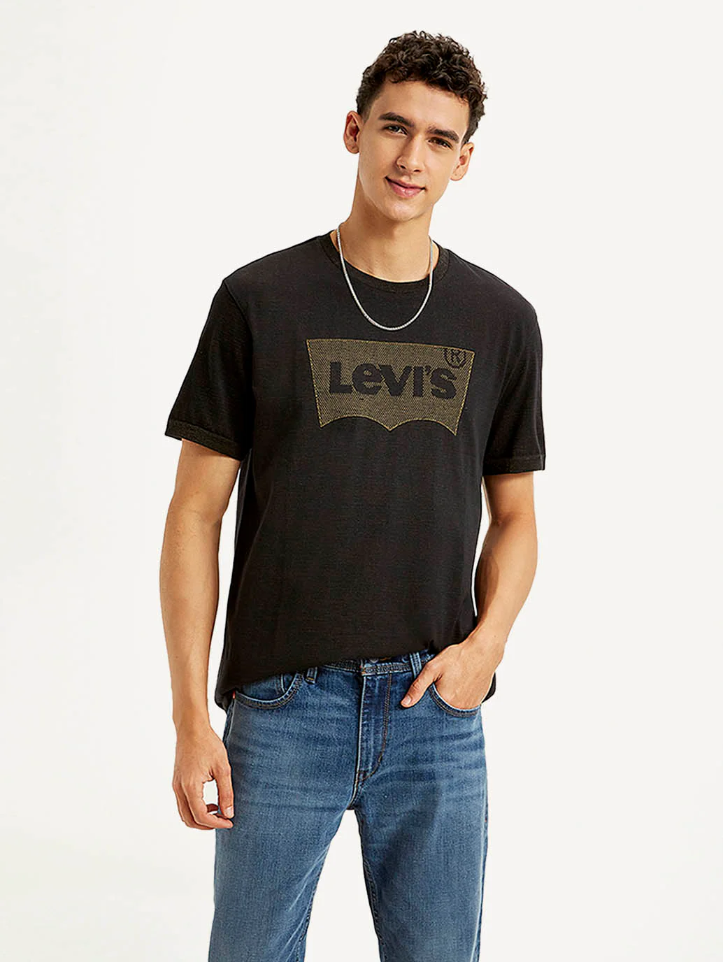 Men's Brand Logo Slim Fit T-shirt - Image 2