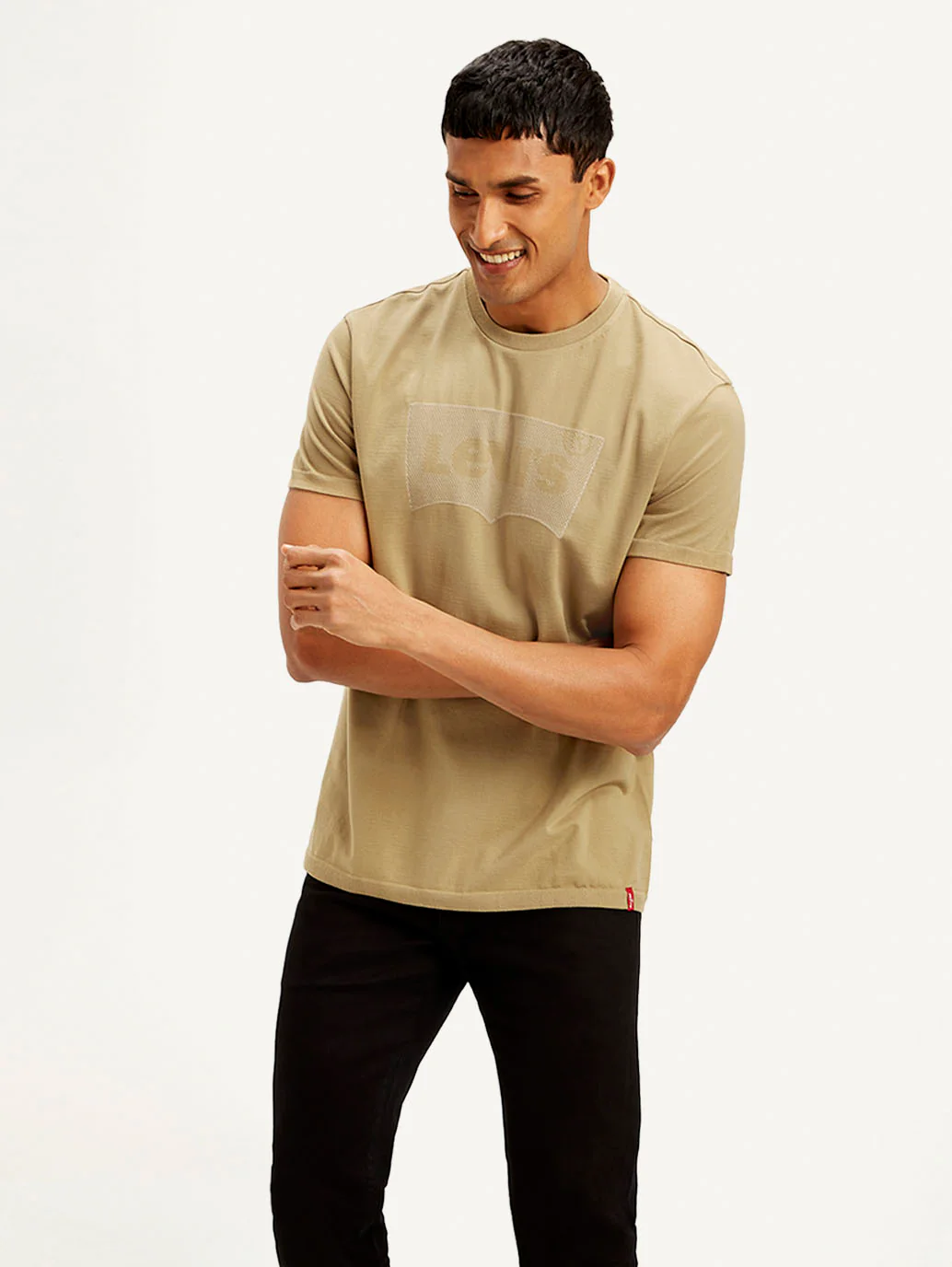 Men's Brand Logo Slim Fit T-shirt