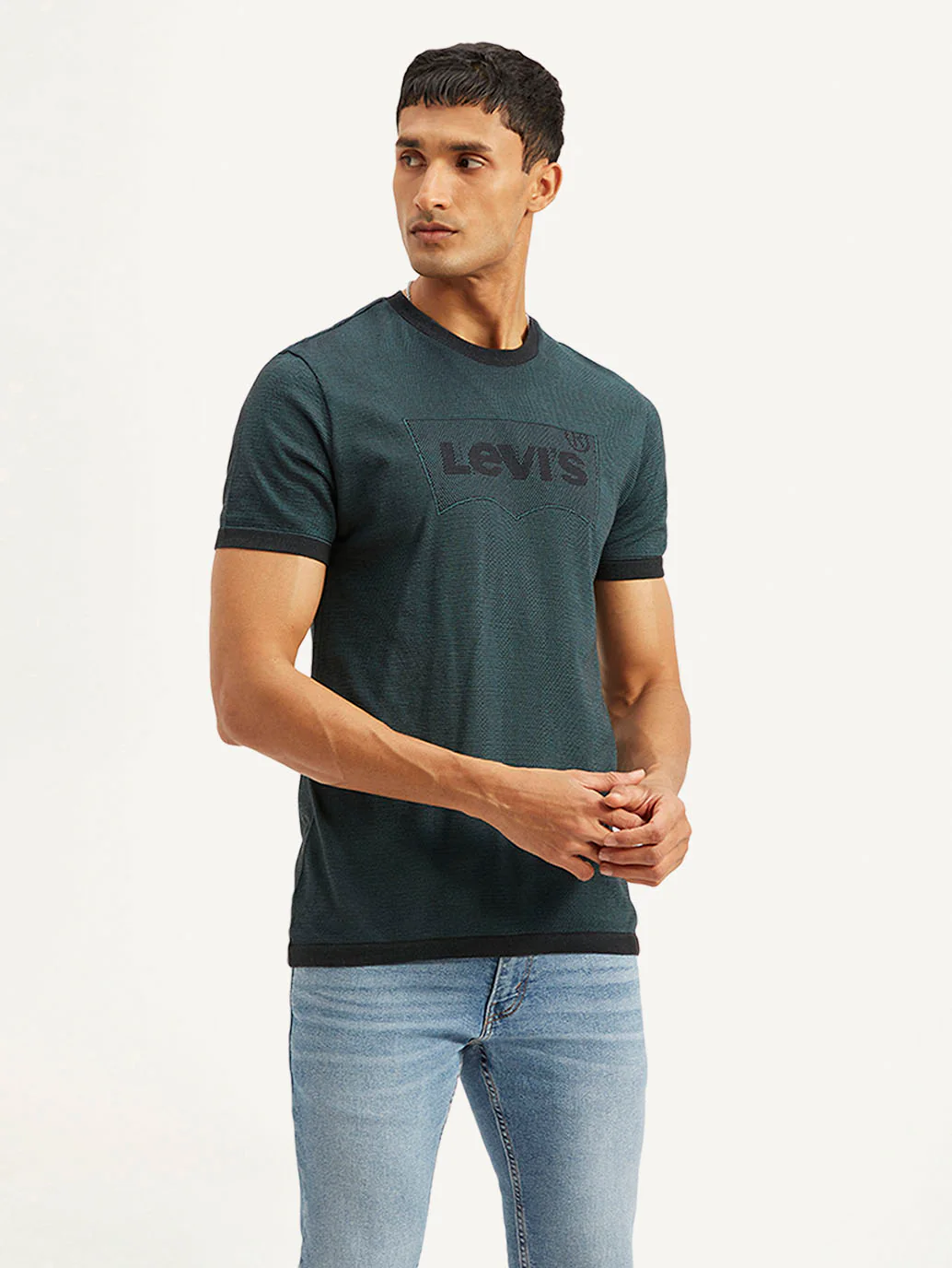 Men's Brand Logo Slim Fit T-shirt - Image 2