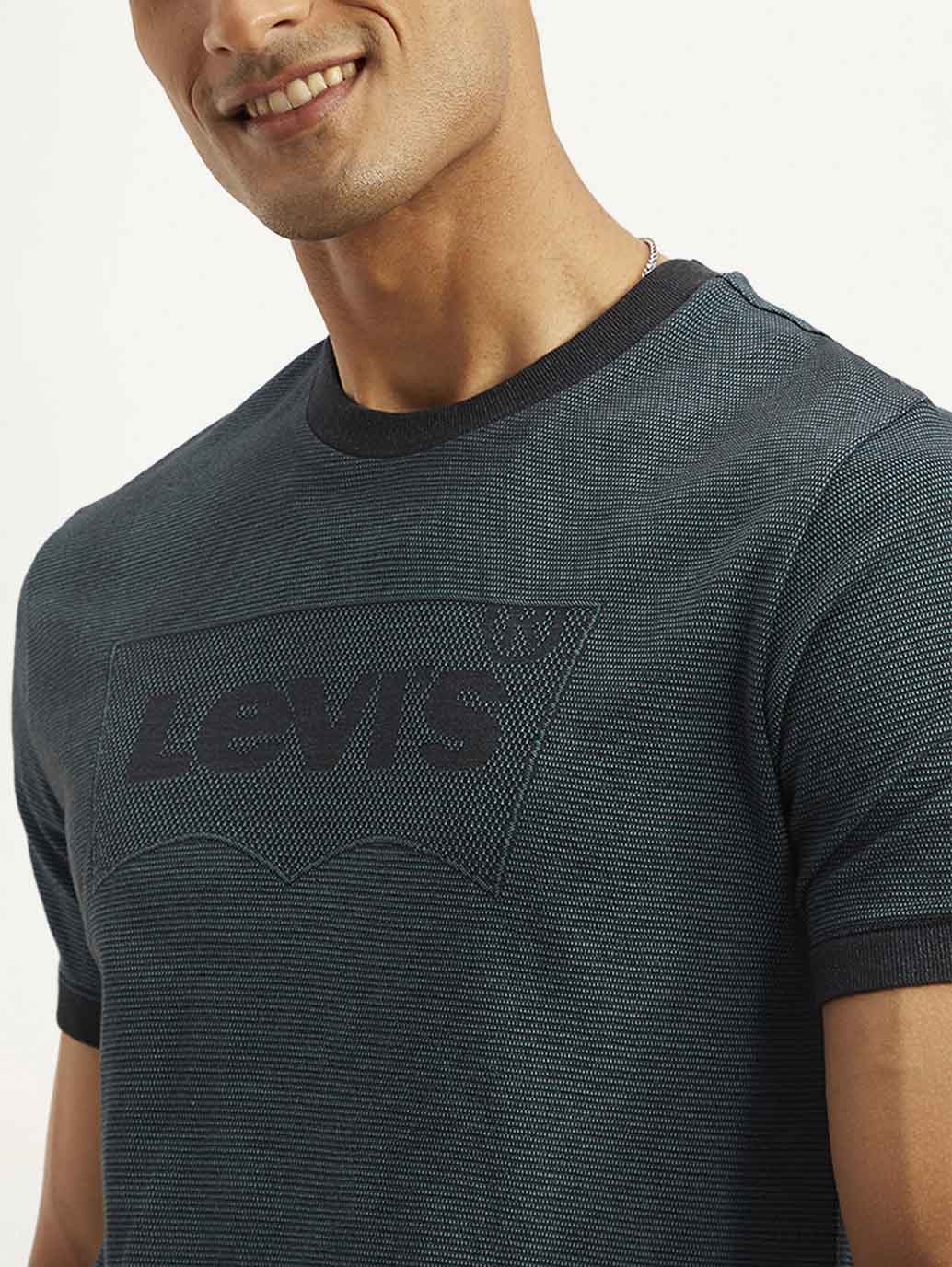 Men's Brand Logo Slim Fit T-shirt - Image 4