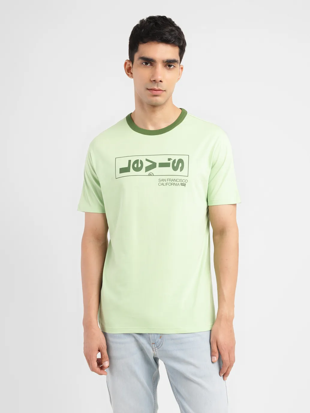 Men's Brand Logo Slim Fit T-shirt - Image 2