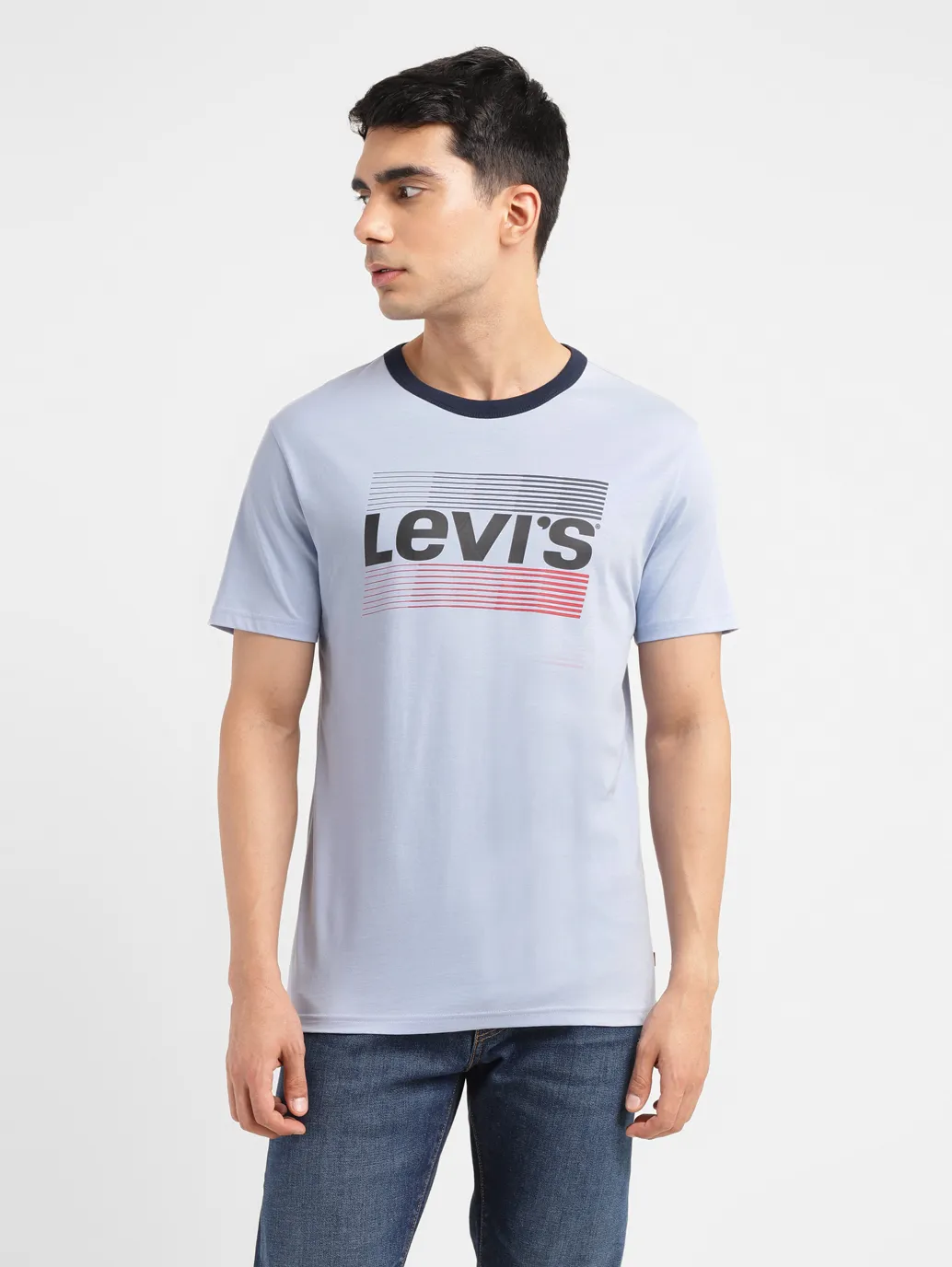 Men's Brand Logo Slim Fit T-shirt - Image 2