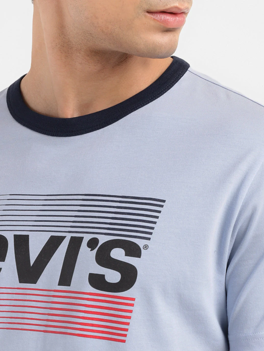 Men's Brand Logo Slim Fit T-shirt - Image 4