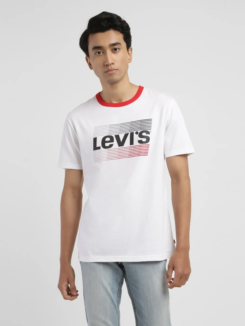 Men's Brand Logo Slim Fit T-shirt - Image 2