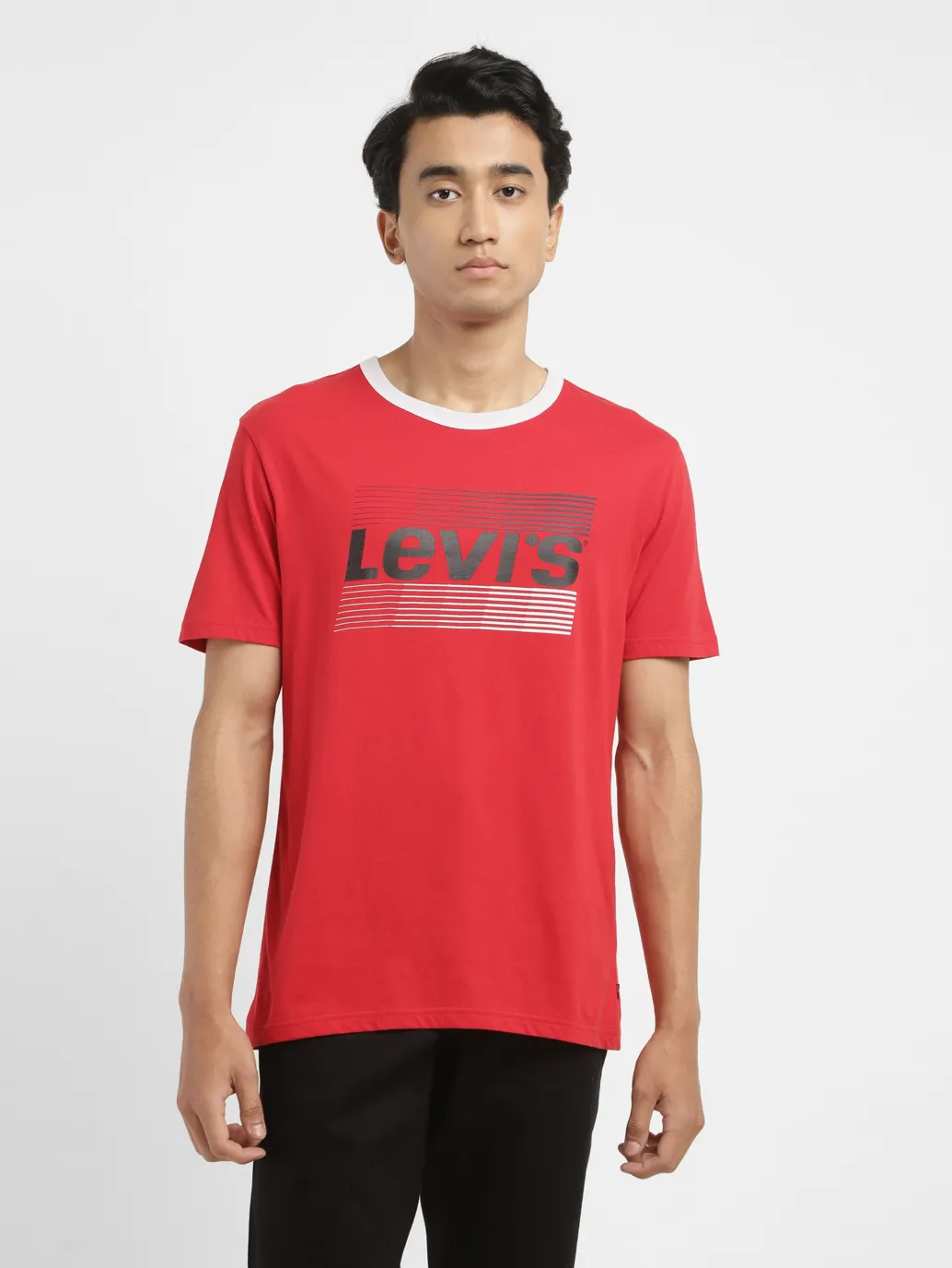 Men's Brand Logo Slim Fit T-shirt - Image 2