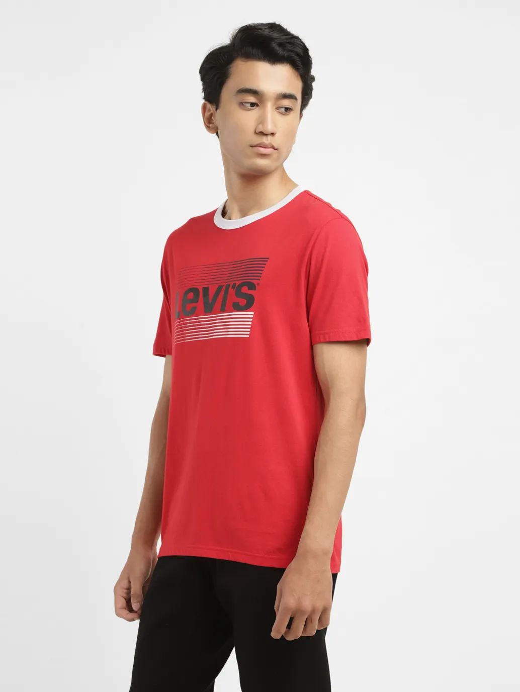 Men's Brand Logo Slim Fit T-shirt - Image 4
