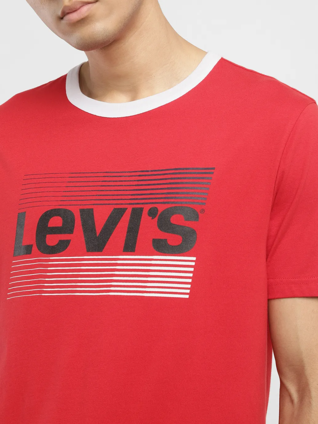 Men's Brand Logo Slim Fit T-shirt - Image 5