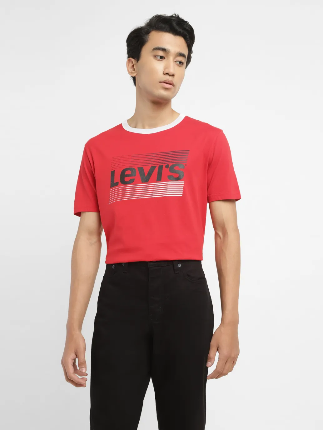 Men's Brand Logo Slim Fit T-shirt - Image 6