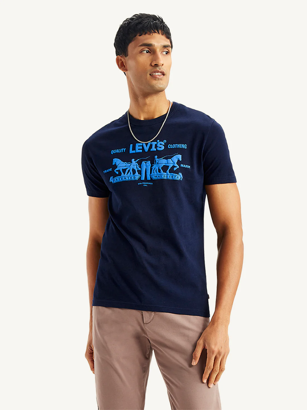 Men's Brand Logo Regular Fit T-Shirt - Image 2