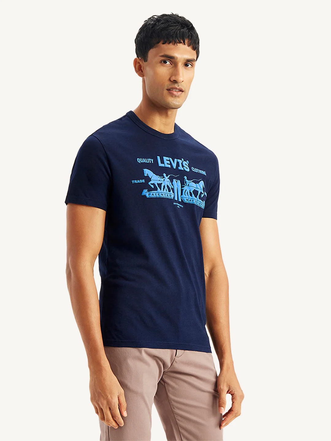 Men's Brand Logo Regular Fit T-Shirt - Image 4