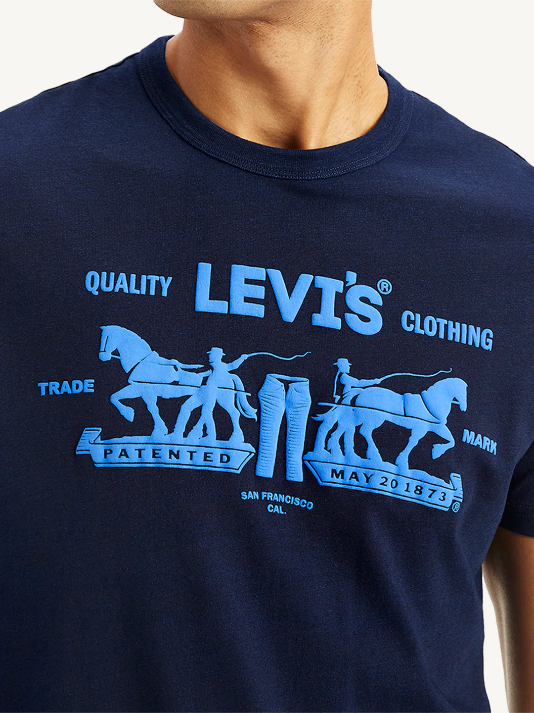 Men's Brand Logo Regular Fit T-Shirt - Image 5