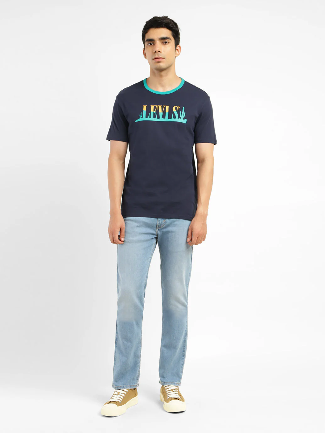 Men's Brand Logo Slim Fit T-shirt - Image 6