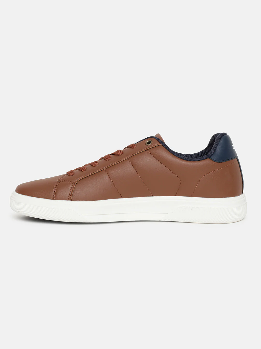 Men's Brown Colorblock Shoes - Image 4