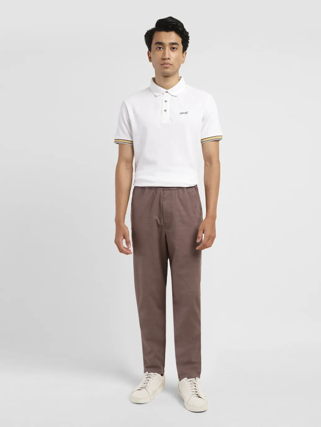 Men's Brown Regular Fit Joggers - Image 7