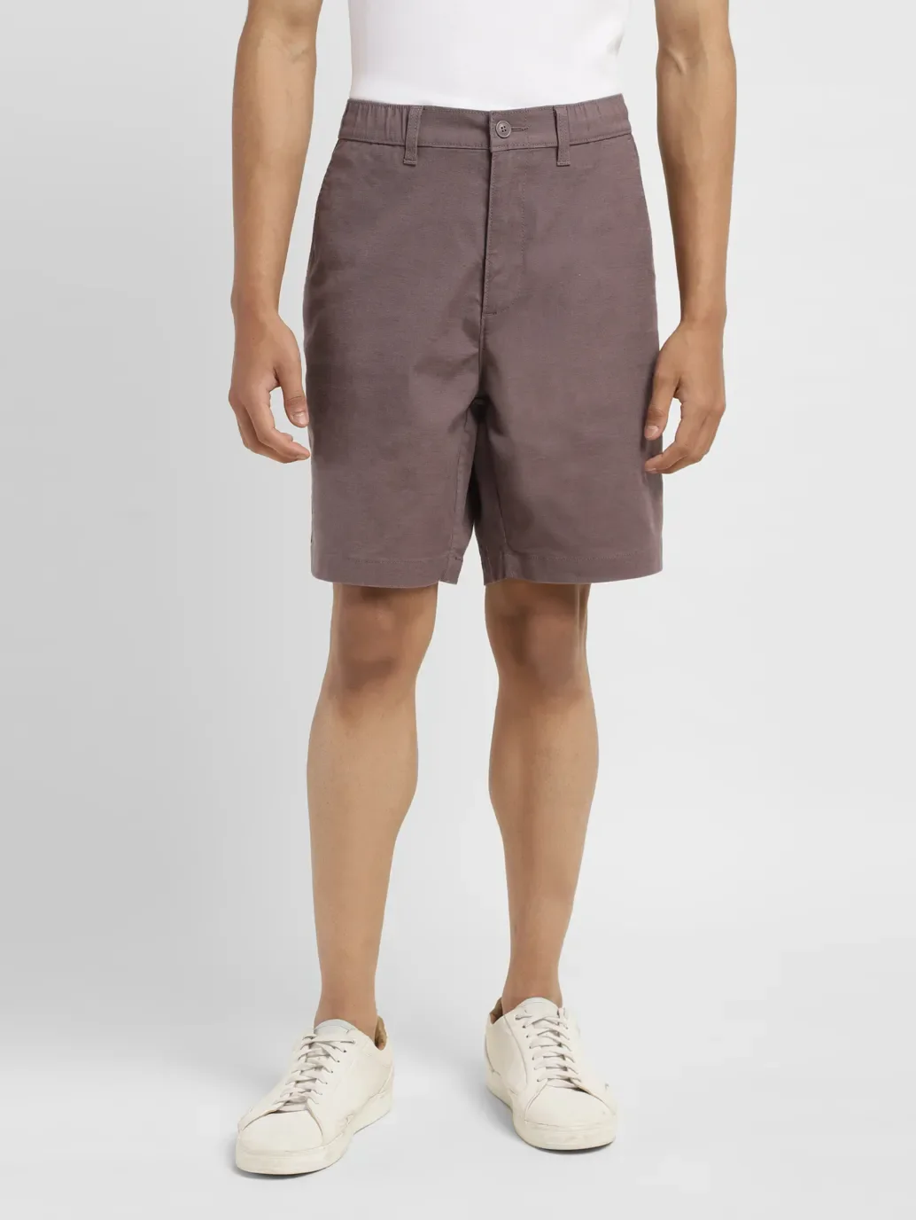 Men's Brown Regular Fit Shorts - Image 2