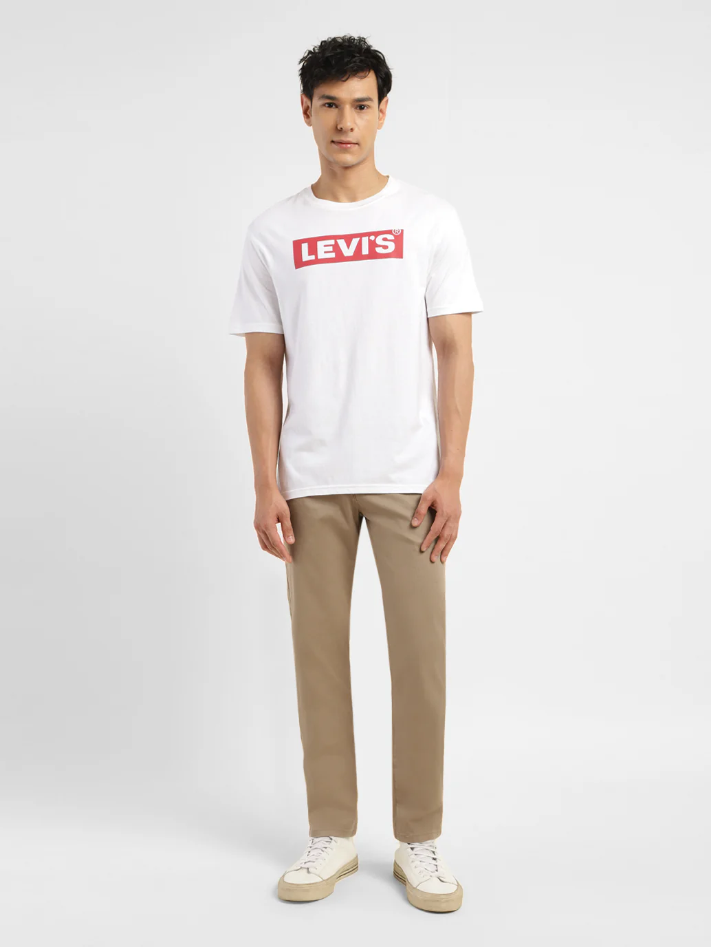 Men's 511 Brown Slim Fit Chinos - Image 7