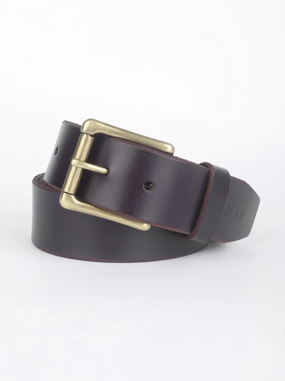 Men's Brown Solid Belt - Image 4