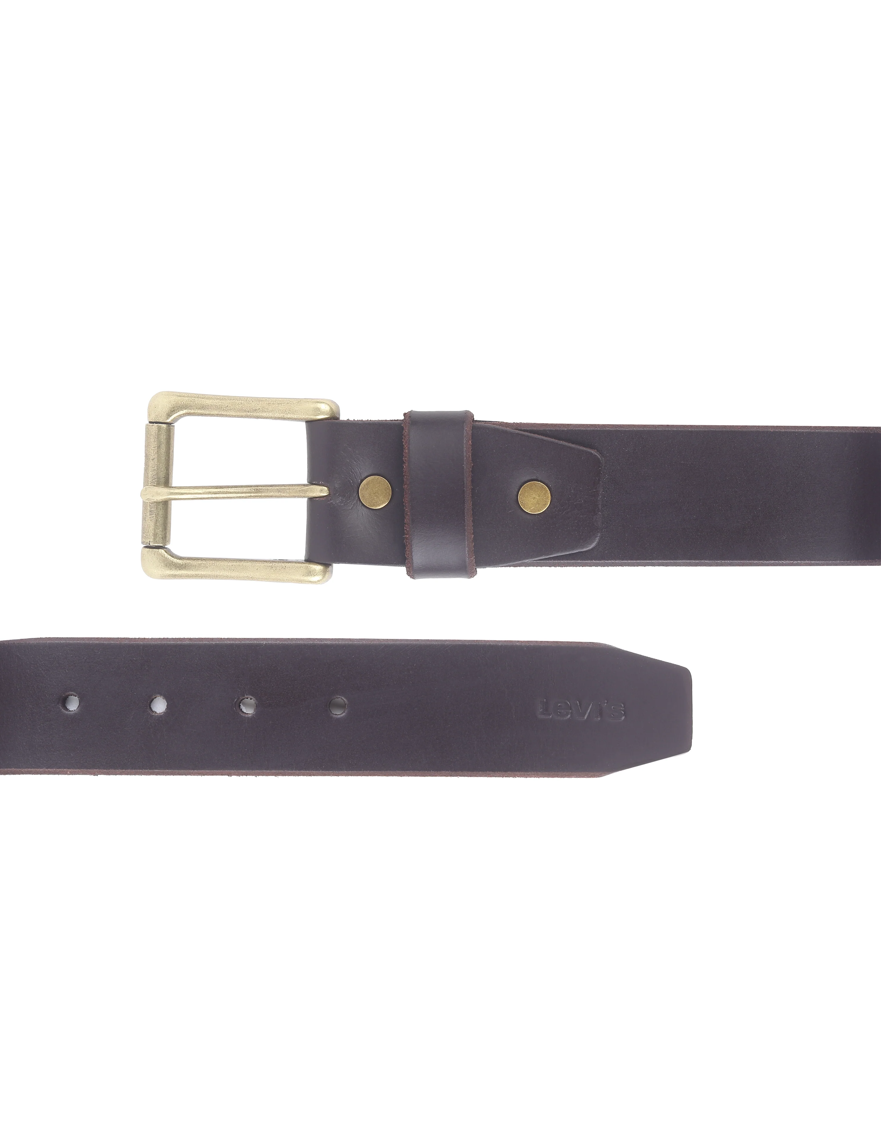 Men's Brown Solid Belt - Image 6