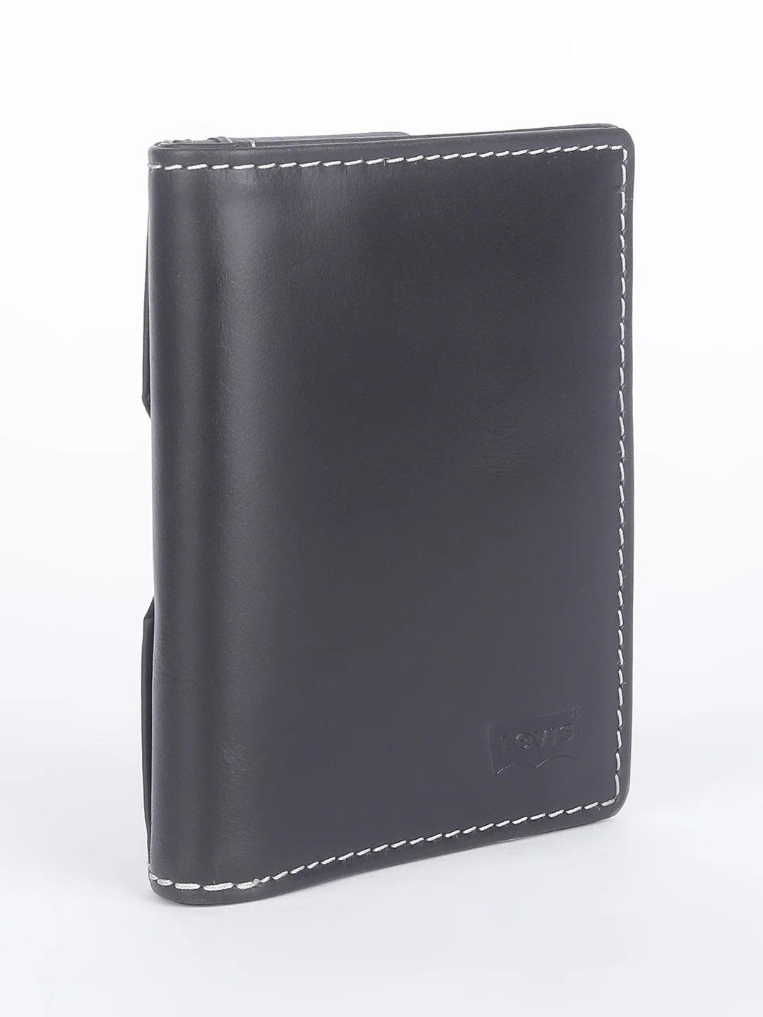 Men's Brown Solid Card Holder - Image 2