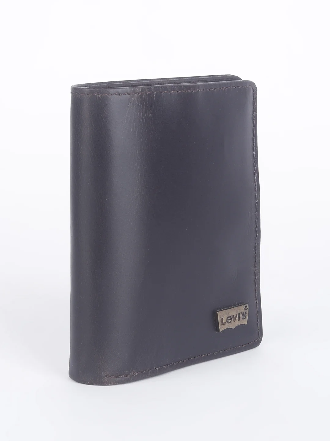 Men's Brown Solid Card Holder - Image 5