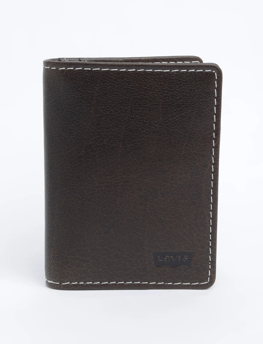 Men's Brown Solid Card Holder - Image 3