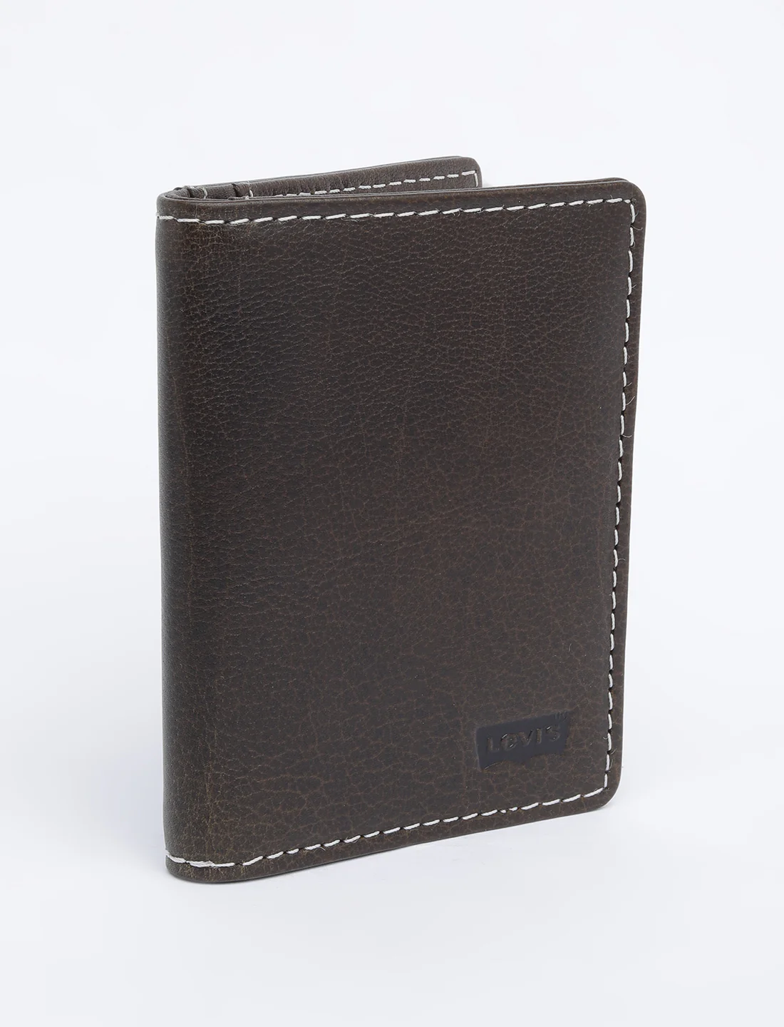 Men's Brown Solid Card Holder - Image 4