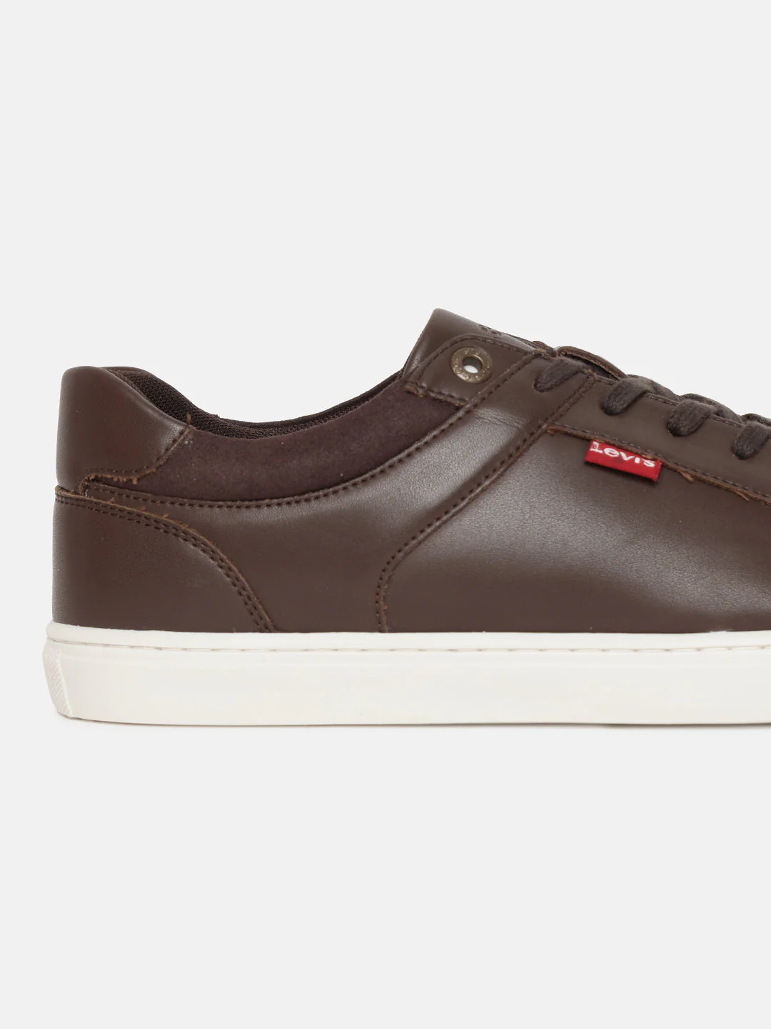 Men's Brown Solid Shoes - Image 2