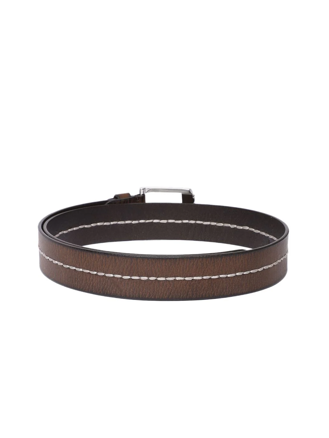 Men's Brown Textured Belt - Image 3
