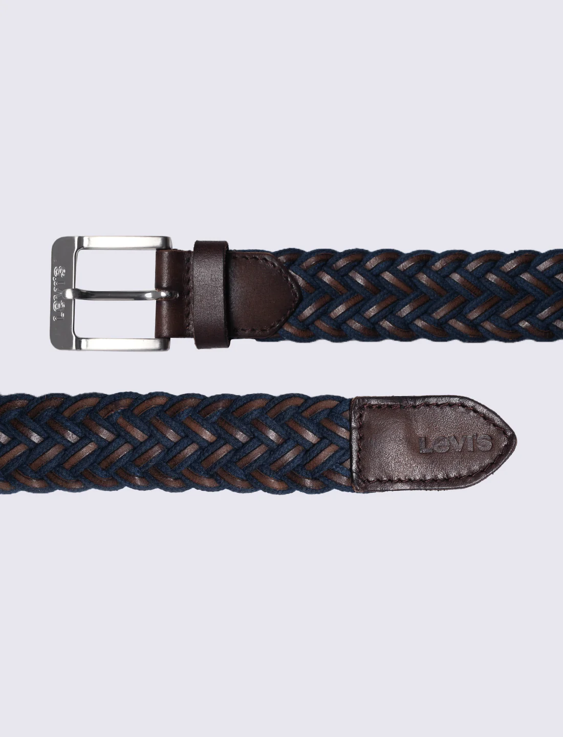Men's Brown Textured Belt - Image 6