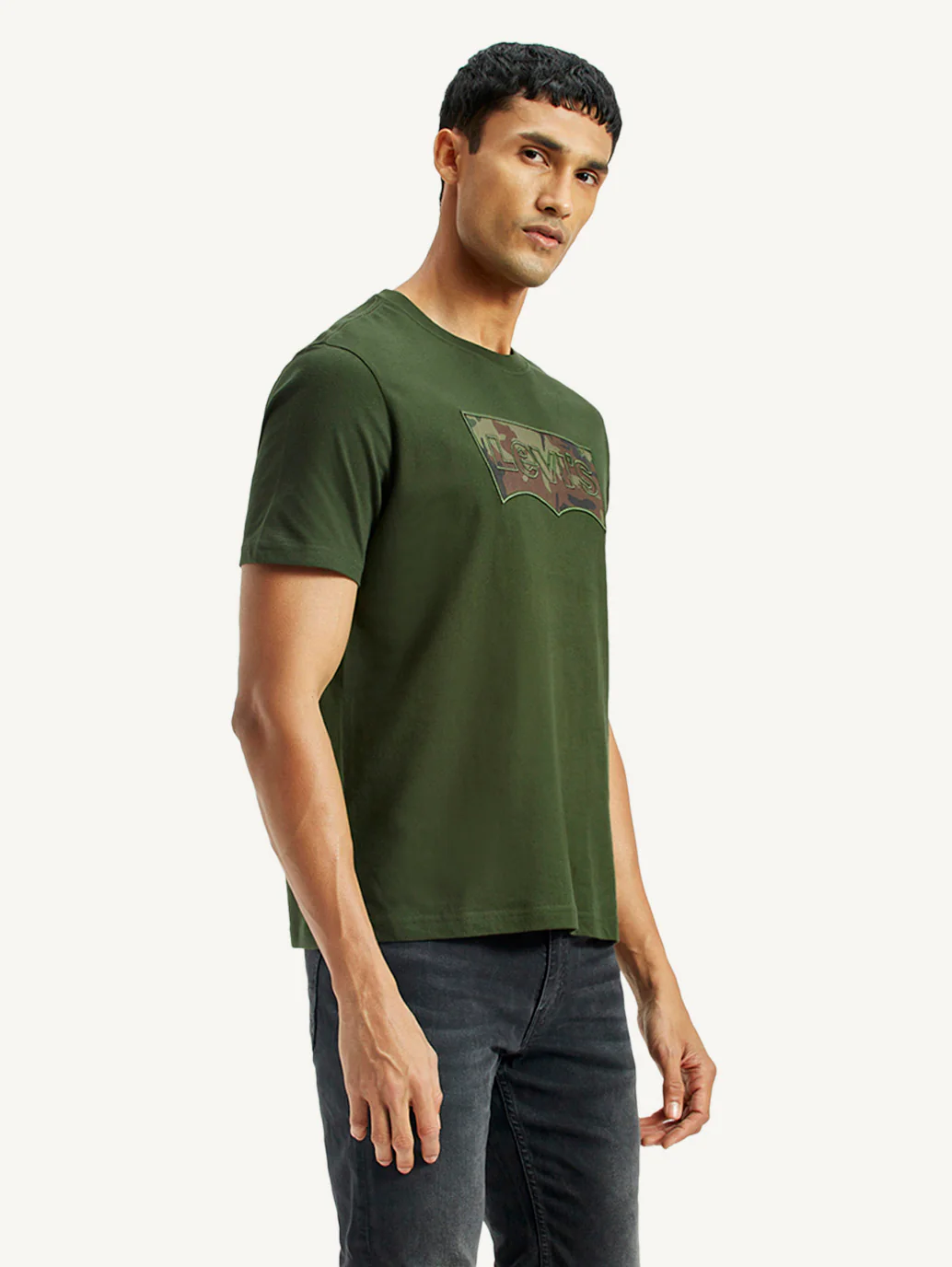 Men's Camo Print Regular Fit T-Shirt - Image 5