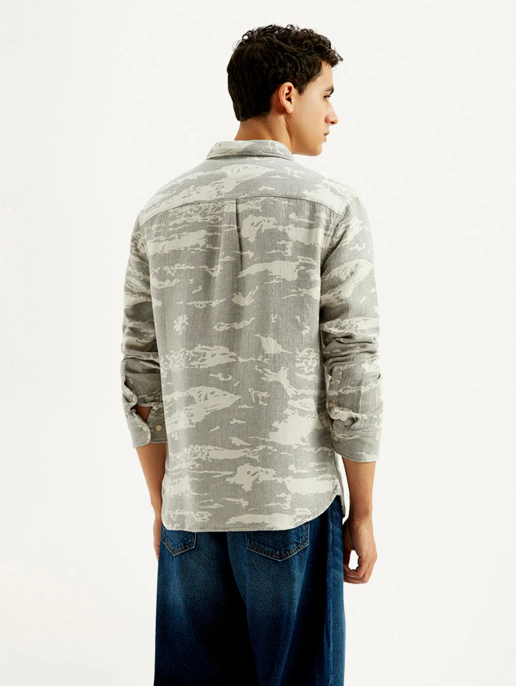 Men's Camo Slim Fit Shirt - Image 2